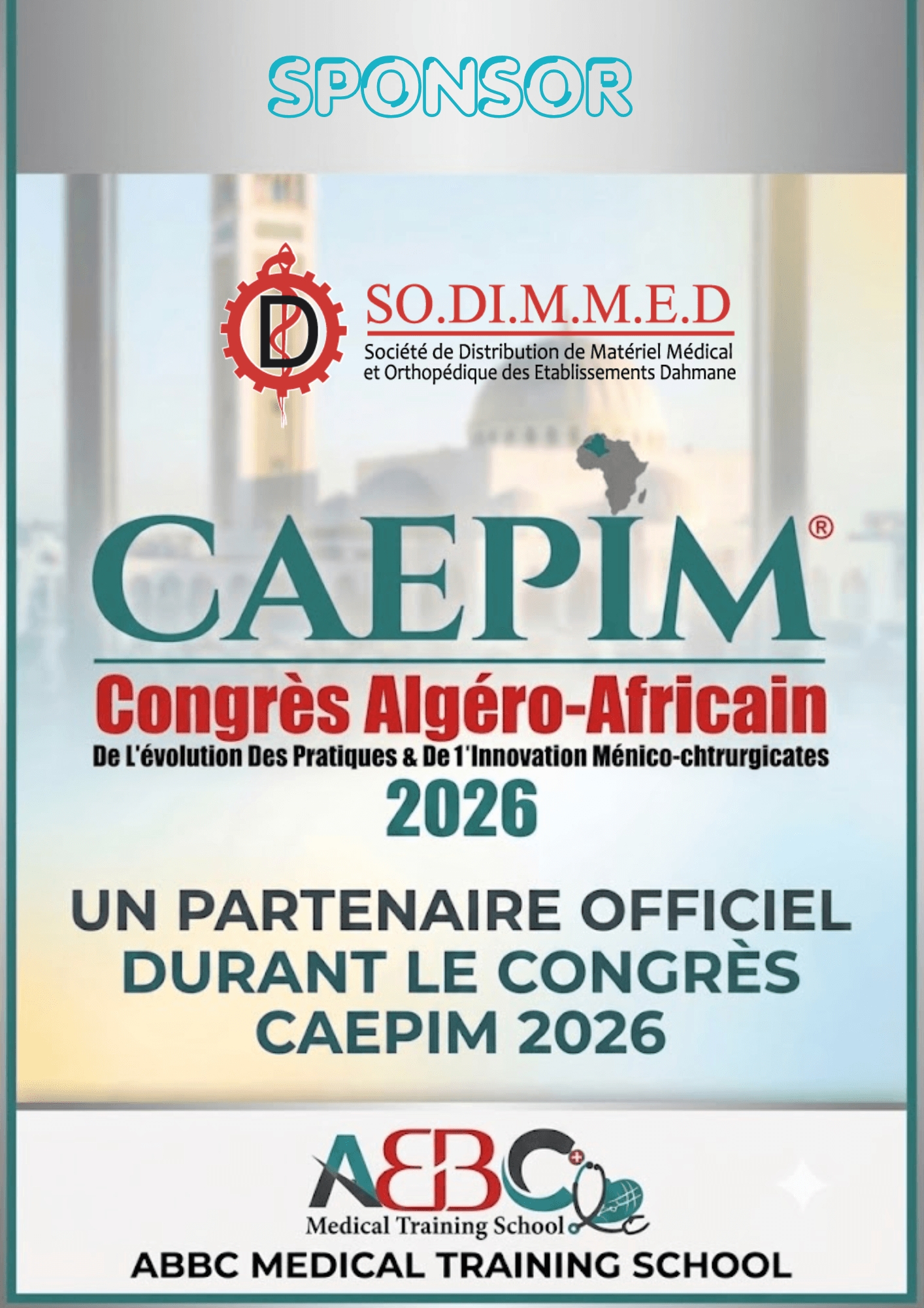 Affiche HCM — Partenaire Gold & Argent