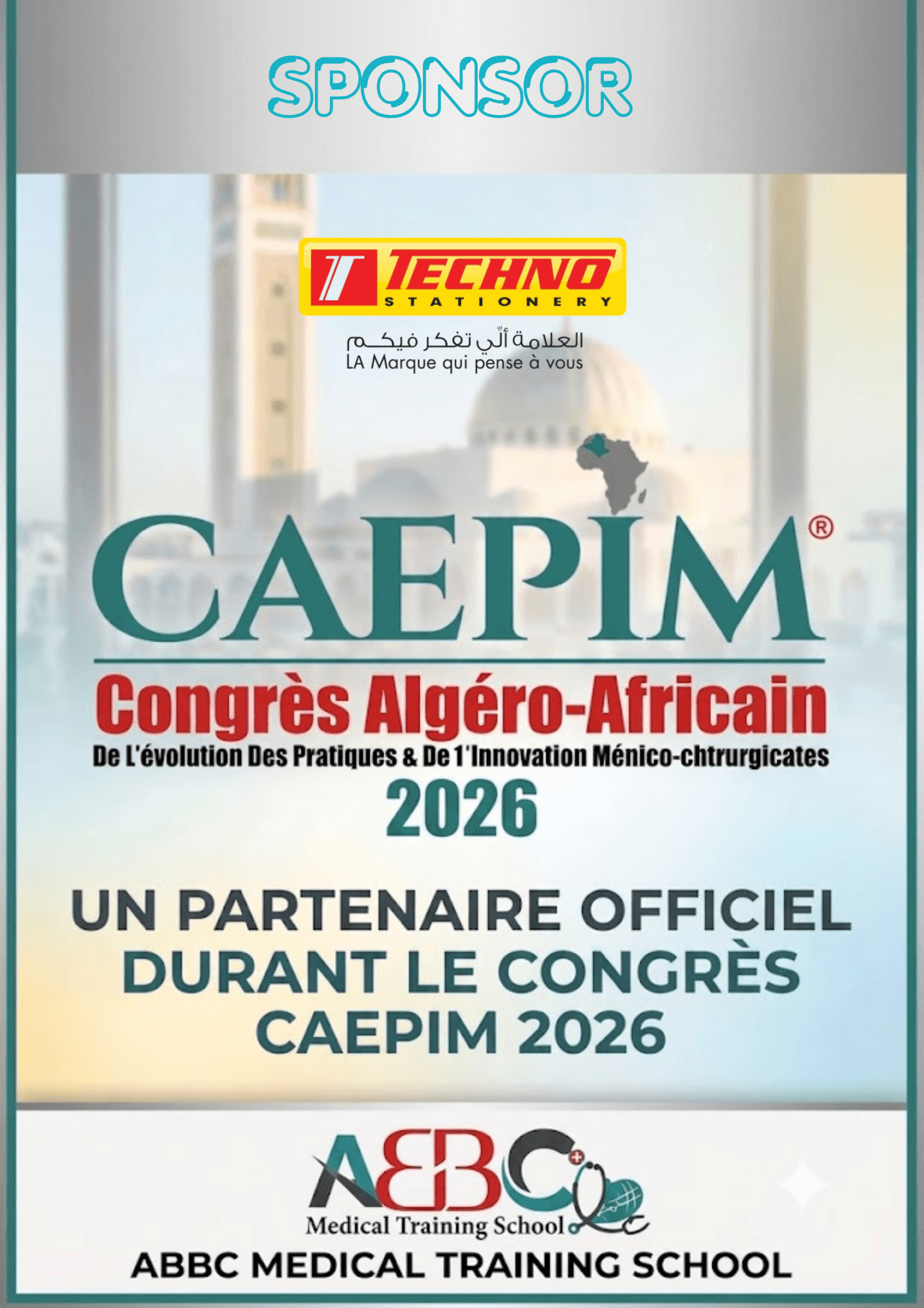 Affiche HCM — Partenaire Gold & Argent